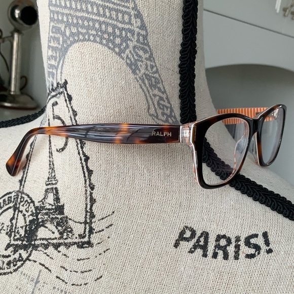 RALPH LAUREN 7046 1005 Rectangle Havana Brown Tortoise Eyeglasses LIKE NEW - Picture 14 of 15